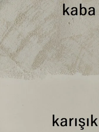 kaba ve karışık alçı karşılaştırması